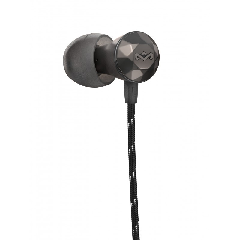 Nesta EM-FE033 -HM House of Marley Nesta Noise Isolating In-Ear Headphones – Hematite - Image 1