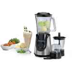 Black+Decker Glass Blendبلاك اند ديكر خلاط زجاجي مزود بمطحنة ومفرمة - BX600Ger with Grinder + Mincer – BX600G