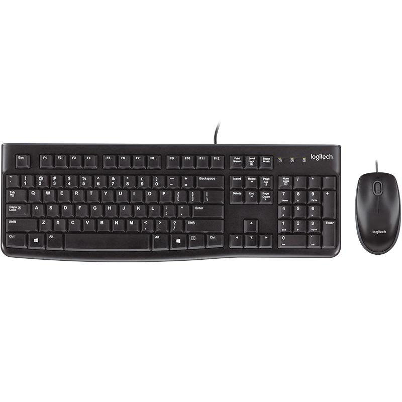 Logitech ® Keyboard MK120 كيبورد لوجيتيك - MK120 - الصورة 1
