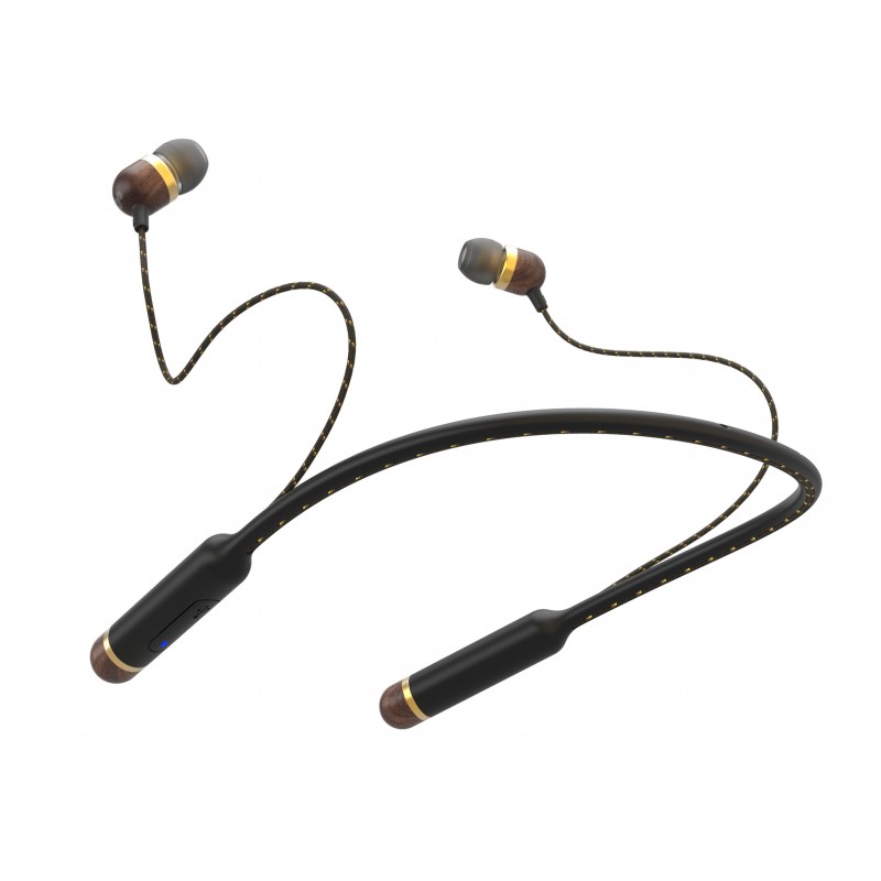 SMILE JAMAICA BT EARBUDS - BRASS House of Marley Smile Jamaica BT 8H Playtime In-Ear Headphone – Brass - Image 1