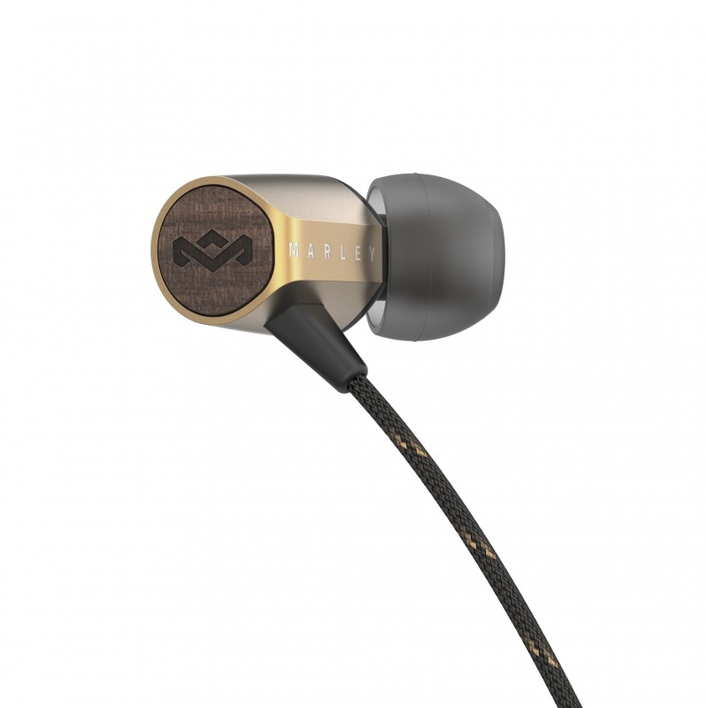 UPLIFT 2 -Brass House of Marley UpLift 2 In-Ear Headphones – Brass - Image 1