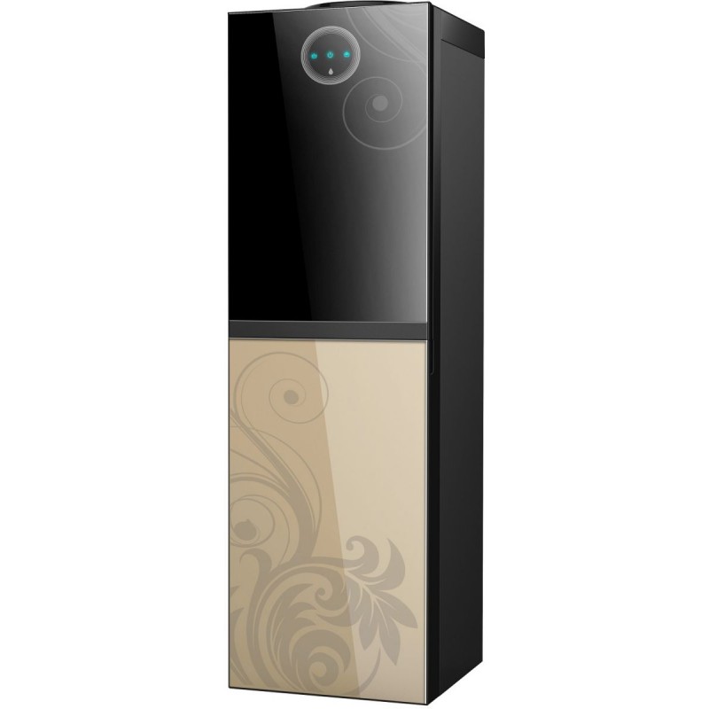 Bergen BYB538 Water cooler - Gold مبرد مياه بيرجن 3 حنفيات تحميل علوي – ذهبي/أسود - الصورة 1