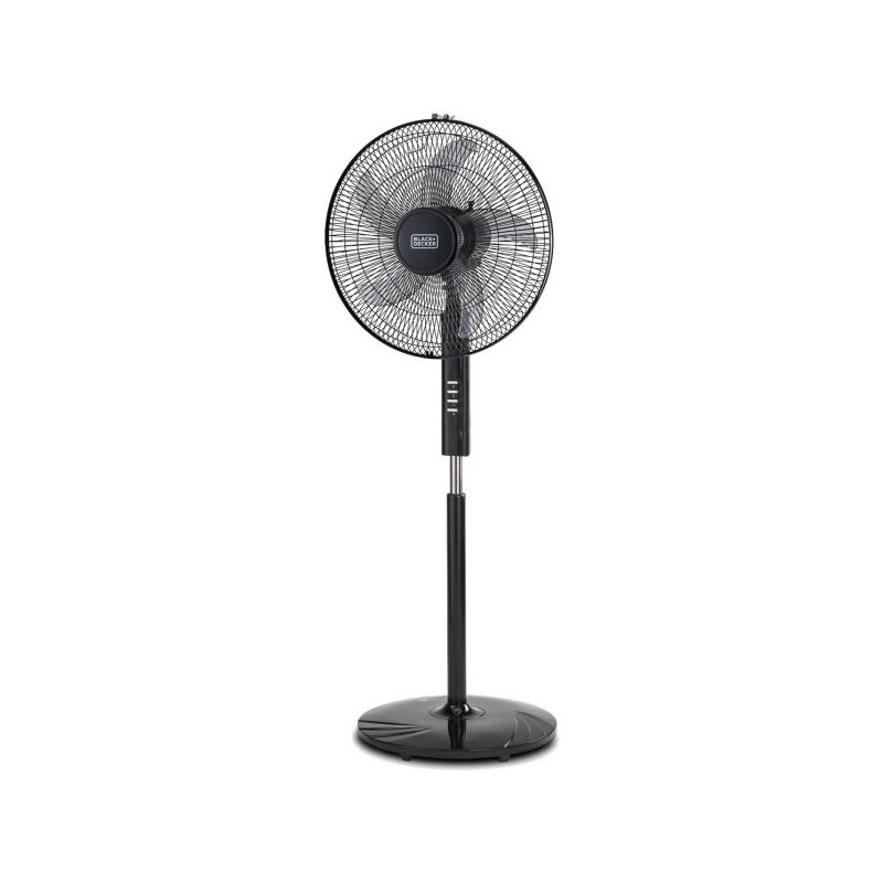 16'' Floor Standing Fan - Black+Decker - FS1620 Black+Decker - Floor Stand Fan 3 Speeds – Black - Image 1