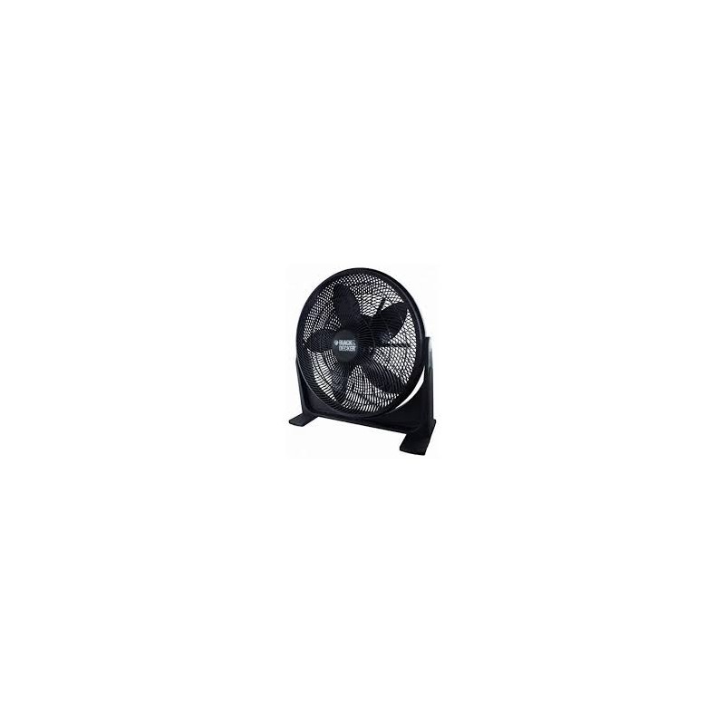 Black+Decker 16 Inch Box Fan, FB1620, Black Black+Decker - Box Fan 3 Speeds - Black - Image 1