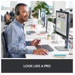 كاميرا ويب Logitech C920S HD Pro مع مصراع للخصوصية - مكالمات فيديو عريضة وتسجيل ، كاميرا دفق 1080 بكسل - الصورة 2