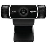كاميرا لوجيتك C922 Pro Stream 1080P لدفق الفيديو عالي الدقة وتسجيل 720P بمعدل 60 إطارًا في الثانية مع حامل ثلاثي القوائم