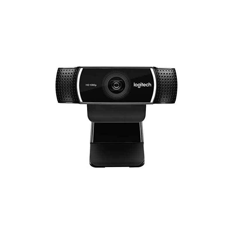 Logitech C922 Pro Stream Webcam 1080P Camera for HD Video Streaming & Recording 720P at 60Fps with Tripod Included كاميرا لوجيتك C922 Pro Stream 1080P لدفق الفيديو عالي الدقة وتسجيل 720P بمعدل 60 إطارًا في الثانية مع حامل ثلاثي القوائم - الصورة 1