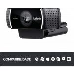 كاميرا لوجيتك C922 Pro Stream 1080P لدفق الفيديو عالي الدقة وتسجيل 720P بمعدل 60 إطارًا في الثانية مع حامل ثلاثي القوائم - الصورة 4