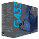 Logitech Gaming Headset G433 -Royal Blue - الصورة 3