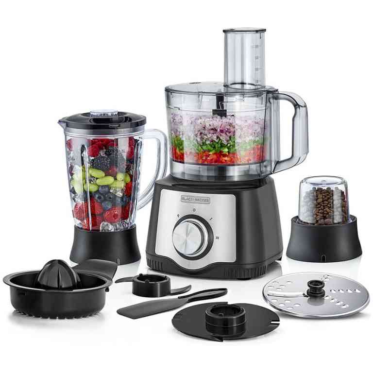 Black+Decker Food Processor 6 in 1 750W 29 Functions- FX650