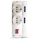 Elios - Basic 6 Sockets - White