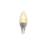 Elios CANDLE LED WITH LENS (C37) 5W Warm Light 3000 Kelvin E14 - SLIVER BODY - Image 2
