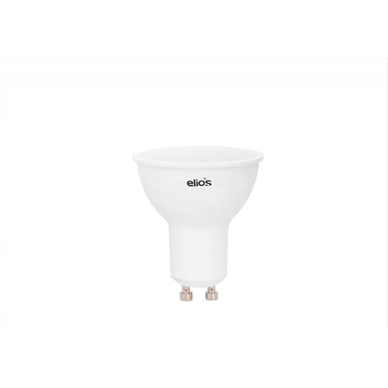 Elios SPOT GU10 5W LED Cool Daylight 6500 Kelvin إليوس لمبة ليد الكاسة 5 وات ابيض ناصع 6500 كلفن GU10 - الصورة 1