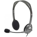 لوجيتيك سماعات راس ستيريو، فضي - H110