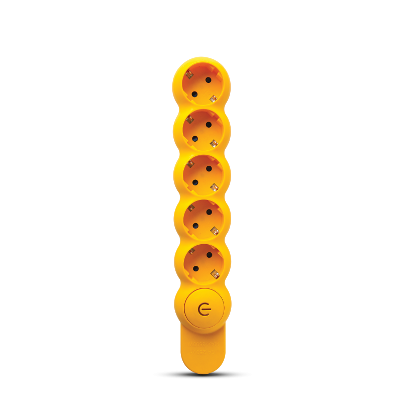 Elios - Plugz 5 - Yellow Elios - Plugz 5 Sockets - Yellow - Image 1