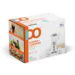 IDO Blender+ 2 grinder 600 W with Pulse Function, White - BLGR600-WH