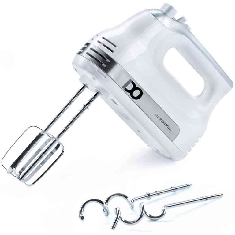 IDO Hand Mixer 500 W with 5 Speeds, White – HM500-WH