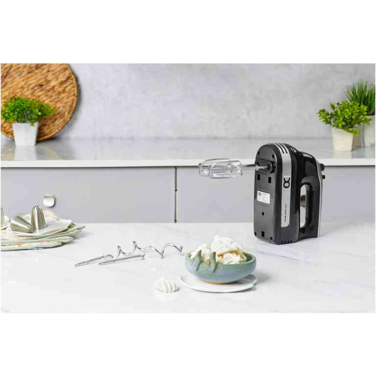 IDO Hand Mixer 500 W with 5 Speeds, Black - HM500-BK