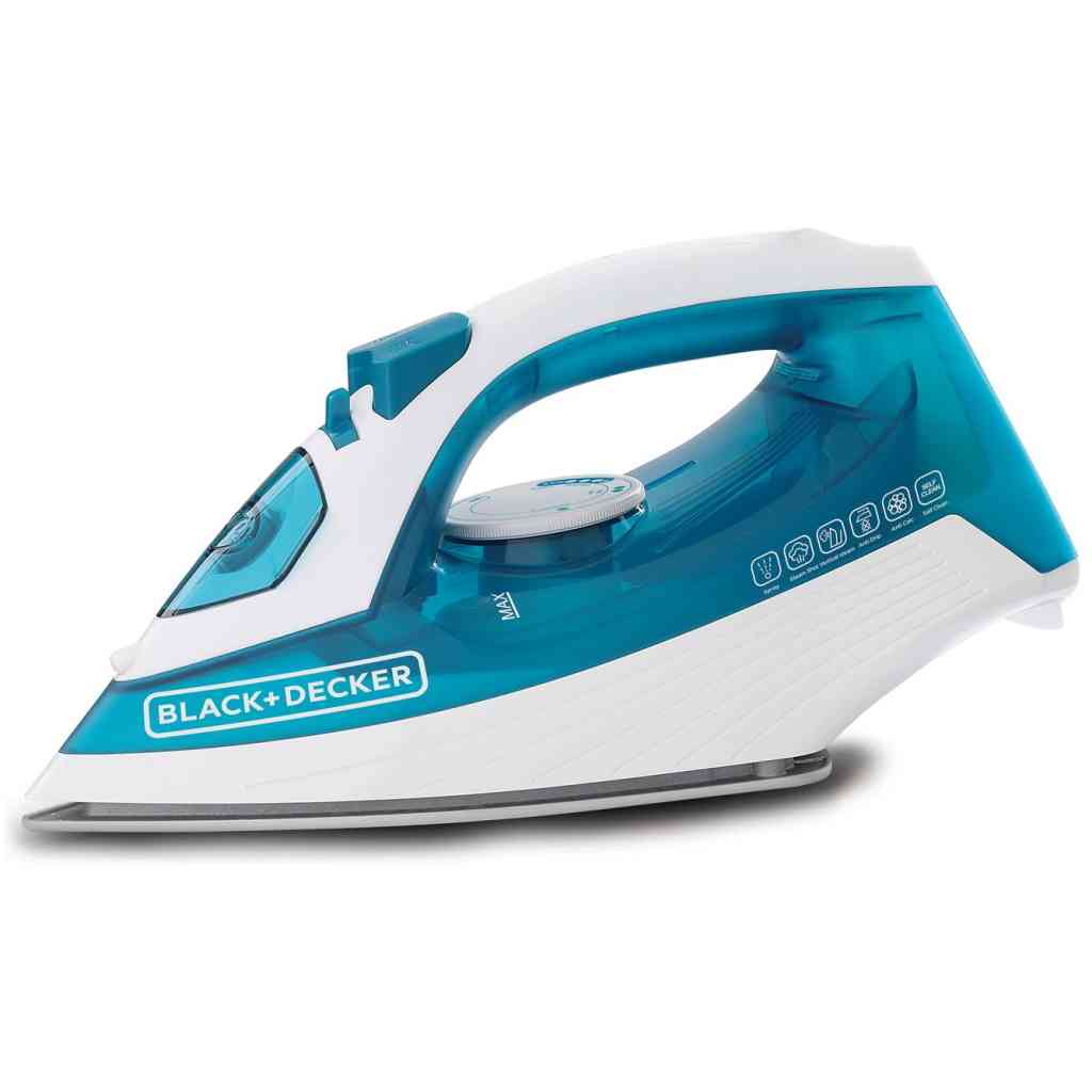 Black+Decker Ceramic Steam Iron 2400W – Blue
