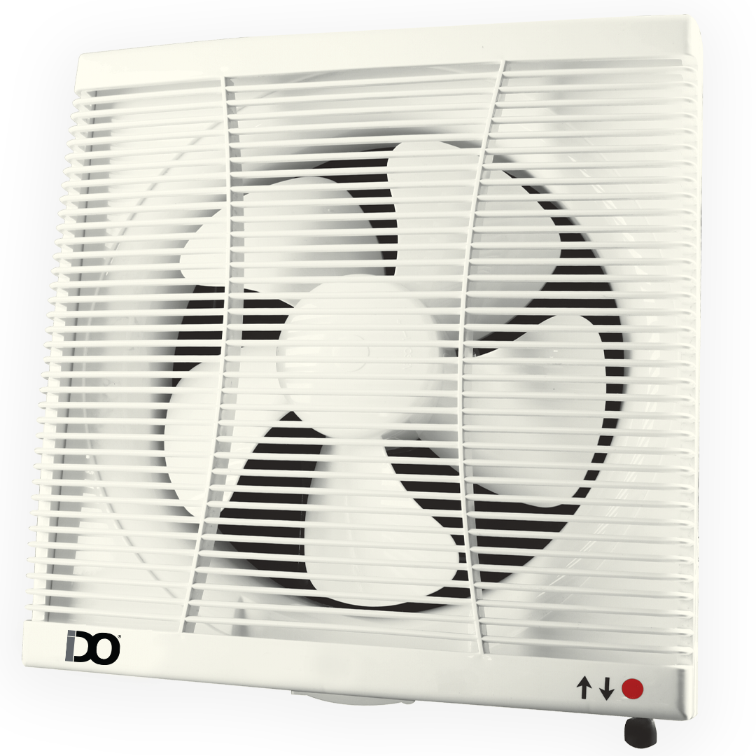 Pic- IDO Wall-Mounted Exhaust Fan - 25 cm– WVF25-OWH - Image 1