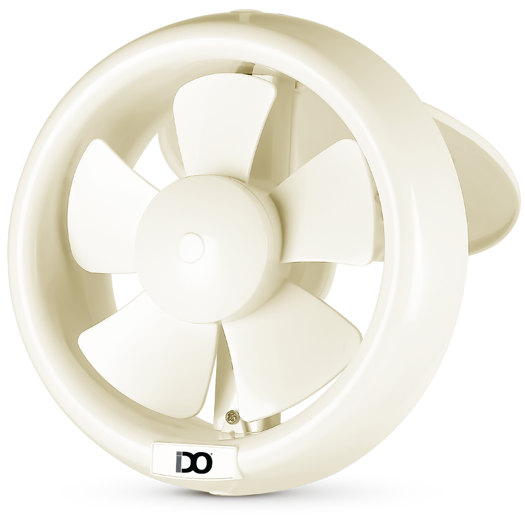 Pic-off-white IDO Glass Exhaust Ventilation - 20 cm– GVF20-OWH - Image 1