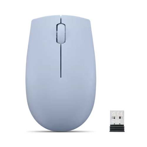 Lenovo 300 Wireless Compact Mouse (Frost Blue) with battery Lenovo - Compact Mouse (Frost Blue) -300 Wireless -GY51L15679 - Image 1