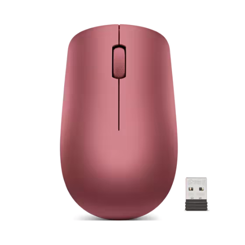 Lenovo 530 Wireless Mouse (Cherry Red) with battery - 1200 DPI Lenovo - Mouse (Cherry Red) -530 Wireless - GY50Z18990 - Image 1