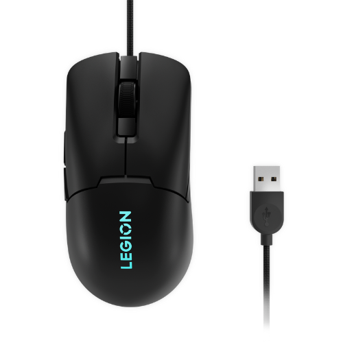 Lenovo Legion M300s RGB wird Gaming Mouse (Black) Lenovo - Legion Wired Gaming Mouse (Black) - M300s RGB - GY51H47350 - Image 1